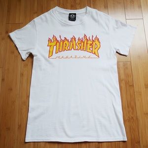 Flame Logo Thrasher T-Shirt (Never Worn) (Unisex)